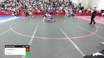 126 lbs Quarterfinal - Dylan Kadish, Newton South vs Kai Ly, Minnechaug