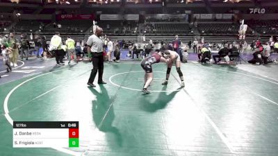 127 lbs Semifinal - Jocelyn Danbe, RedNose Wrestling School vs Stella Frigiola, North Hunterdon