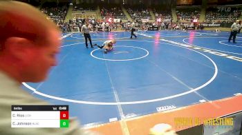 64 lbs Consi Of 16 #2 - Cameron Rios, Lions Wrestling Academy vs Cole Johnson, Black Fox Academy