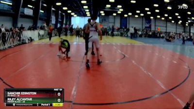 115 lbs Rd# 6- 9:00am Saturday Final Pool - Sanchir Edington, PA Gold vs Riley Alcantar, Minion Black