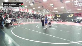 125 lbs Champ. Round 2 - Skyler Ellingworth, Chaparral vs Shayla Pena, Valencia