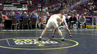 172 lbs Consi 4 - Nolan Savage, Line Mountain vs Rocco Allegretto, Johnsonburg