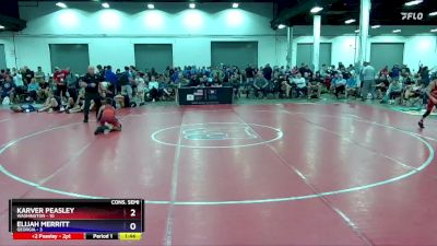 83 lbs 4th Wrestleback (16 Team) - Karver Peasley, Washington vs Elijah Merritt, Georgia