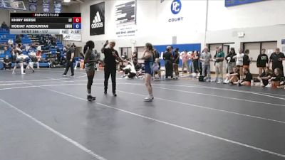 117 lbs Cons. Round 5 - Rodiat Adeduntan, Lindsey Wilson Unattached vs Khiry Reese, Unattached