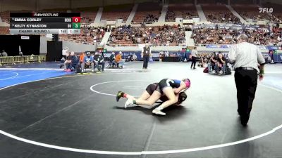 120-D1 Champ. Round 1 - Emma Corley, Boulder Creek High School vs Kelty Kynaston, Buena High School