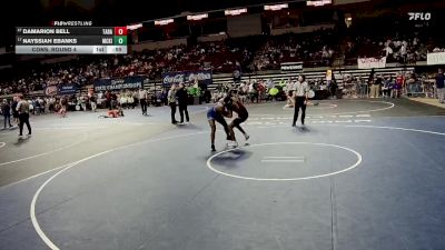 D 2 150 lbs Cons. Round 4 - Nayssiah Ebanks, McKinley vs Damarion Bell, Tara