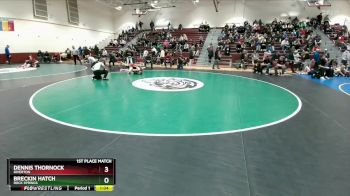 144 lbs 1st Place Match - Breckin Hatch, Rock Springs vs Dennis Thornock, Riverton