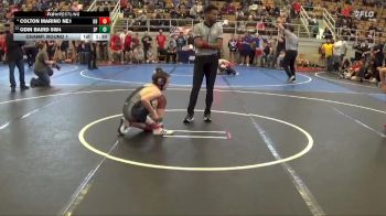 120 lbs Champ. Round 1 - Odin Baird Sw4, London vs Colton Marino NE1, Sandy Valley Wrestling