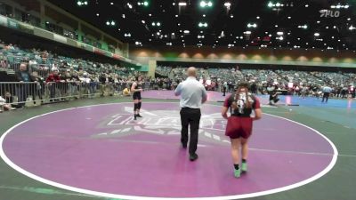 114 lbs Round Of 32 - Gizelle Meraz, Alamosa vs Teya Ielati, McQueen