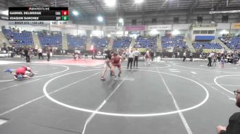 138 lbs Round Of 16 - Gabriel Delbridge, Eaglecrest WC vs Joaquin Sanchez, Jefferson Wrestling Club