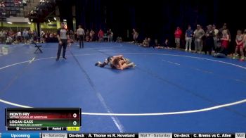 85 lbs Semifinal - Monti Fry, Victory School Of Wrestling vs Logan Gass, Moen Wrestling Academy