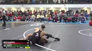 133 lbs 5th Place Match - Seth Majewski, Defiance Collge vs Jett Boots, Trine University