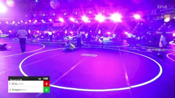 109 lbs Round Of 16 - Thiago Ortiz, Garden City Wrestling Club vs Jeron Aragon, Rocky Ford