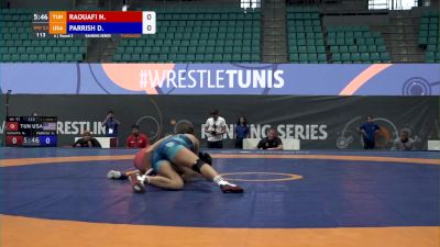 53 kg - Dominique Parrish, USA vs Nour Raouafi, TUN