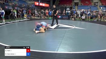 127 lbs Rnd Of 16 - Sadie Hall, Oregon vs Riley Hanrahan, Wisconsin