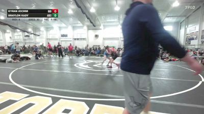 114 lbs Round Robin 3 - Kyran Jochim, Indiana Outlaws - MS vs Braylon Kady, Ares - Ms