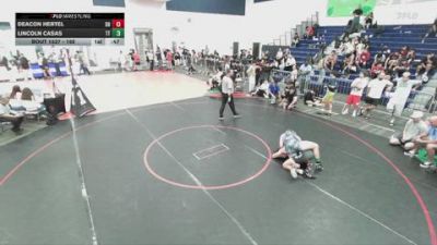 165 lbs Cons. Round 4 - Lincoln Casas, Team Thunder vs Deacon Hertel, Dark Horse