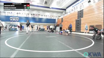 52-55 lbs Final - Obadiah Boyd, Harrah vs Remmi Schwahn, Chandler Takedown Club
