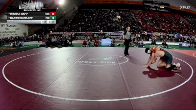 3A 215 lbs Champ. Round 1 - Darien Ratzlaff, Priest River vs Mishka Rapp, Tri-Valley