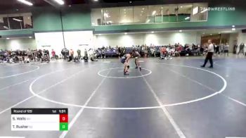 132 lbs Round Of 128 - Saige Walls, WV vs Tate Rusher, KS