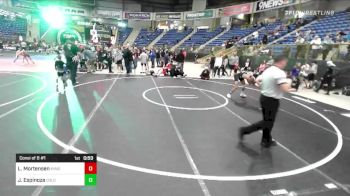 113 lbs Consi Of 8 #1 - Luke Mortensen, Minot HS vs Jp Espinoza, Colorado Outlaws