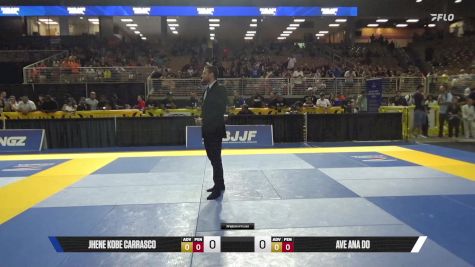 Ave Ana Do vs Jhene Kobe Carrasco 2025 Pan Kids Jiu-Jitsu IBJJF Championship