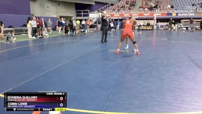 143 lbs Cons. Round 3 - Dymeria Guillory, Missouri Baptist University vs Corin Lowe, Oklahoma City University