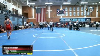 144 lbs Cons. Round 4 - Judson Murdock, Fremont vs Mason Pehrson, Mt Ridge