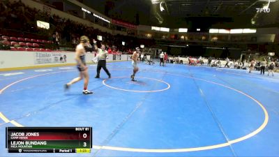 138 lbs Champ. Round 1 - Jacob Jones, Camp Verde vs Lejon Bundang, Mica Mountain