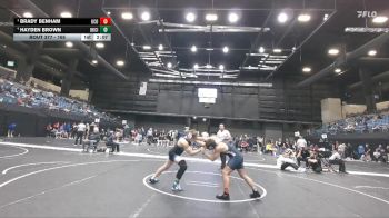 165 lbs Semifinal - Brady Benham, Central Oklahoma vs Hayden Brown, Oklahoma City
