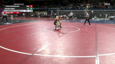 133 lbs Round Of 16 - Evan Mougalian, Penn vs Gauge Shipp, Hofstra