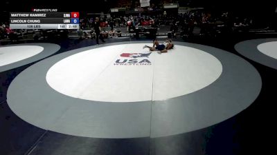 138 lbs Matthew Ramirez, SJWA - San Joaquin Wrestling Association vs Lincoln Chung, LAWA - Los Angles Wrestling Association