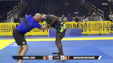 Jonathan Matthew Halpern vs Marvin L. Green 2025 Pan IBJJF Jiu-Jitsu No-Gi Championship