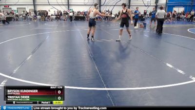 Silver 165 lbs Cons. Round 4 - Bryson Kundinger, Unattached vs Tristan Drier, Wisconsin-Eau Claire