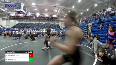 49 lbs Round Of 16 - Steven Emerson, Choctaw Ironman Youth Wrestling vs Ayden Taylor, Clinton Youth Wrestling