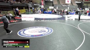 85 lbs Cons. Round 2 - Maurice Dotson Jr., Open Mat Academy vs Bishop Rening, California