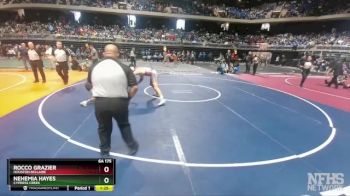 6A 175 lbs Semifinal - Nehemia Hayes, Cypress Creek vs Rocco Grazier, Houston Bellaire