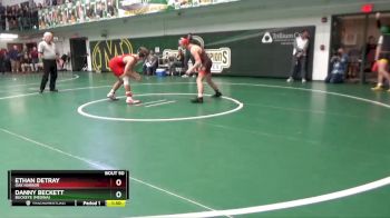 138 lbs Champ. Round 1 - Danny Beckett, Buckeye (Medina) vs Ethan DeTray, Oak Harbor