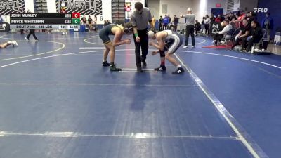 139 lbs Round Of 16 - John Munley, Abington Heights vs Pryce Whiteman, Saegertown