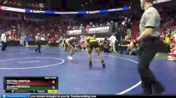 3 lbs Champ. Round 1 - Peyton Westlin, North Scott vs Elijah Mendoza, Bettendorf