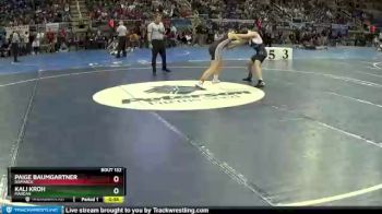 125 lbs Cons. Round 1 - Paige Baumgartner, Bismarck vs Kali Kroh, Mandan