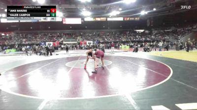 106 lbs Cons. Round 6 - Jake Barzee, West Side vs Kaleb Campos, Sunnyside
