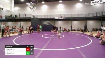 70 lbs Rr Rnd 4 - Abram Mccall, The Fort Hammers vs Jon Luke Austin, Indiana Outlaws Black