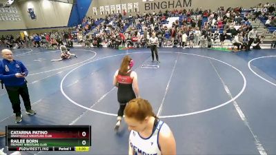 140 lbs Quarterfinal - Railee Born, Fremont Wrestling Club vs Catarina Patino, Grantsville Wrestling Club