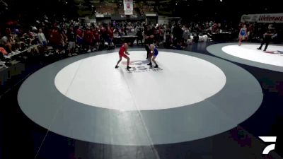 96 lbs Oscar Yu, SCVWA - Santa Clara Valley Wrestling Association vs Jacob Her, SJWA - San Joaquin Wrestling Association