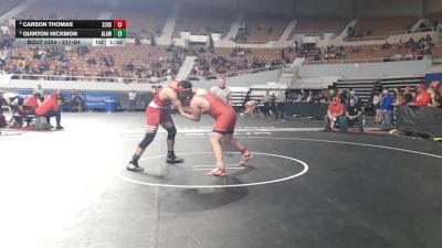 217-D4 Semifinal - Quinton Hickmon, American Leadership Academy - West Foothills vs Carson Thomas, St. Johns High School