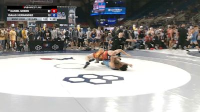 144 lbs Cons. Sub-rd Of 32 - Daniel Green, Montana vs Isaias Hernandez, New Jersey
