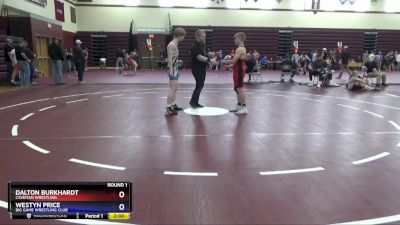 16U-5 lbs Round 1 - Dalton Burkhardt, Caveman Wrestling vs Westyn Price, Big Game Wrestling Club