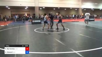 132 kg Quarterfinal - Keon Barrientos, Florida vs Casper Stewart, New York