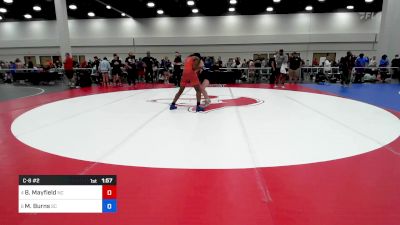 150 lbs C-8 #2 - Brieon Mayfield, Nc vs Matthew Burns, Sc